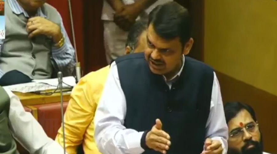 Regarding municipal elections, Devendra Fadnavis directly challenged the opposition, saying; "All together.."