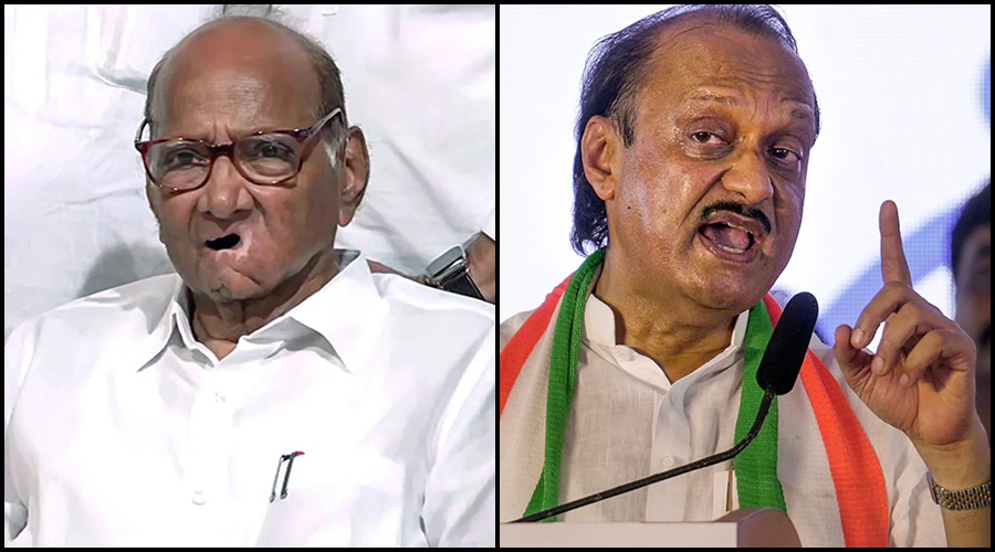 Big shock to Sharad Pawar, many secret blasts; Read Ajit Pawar group press conference issues