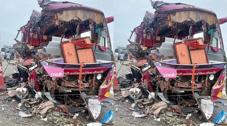 Terrible accident! Two private buses collided head-on, six people died and 25 were injured