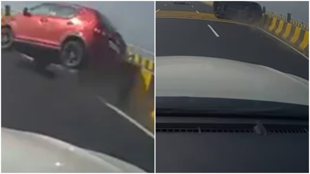 Atal Setu Accident Video