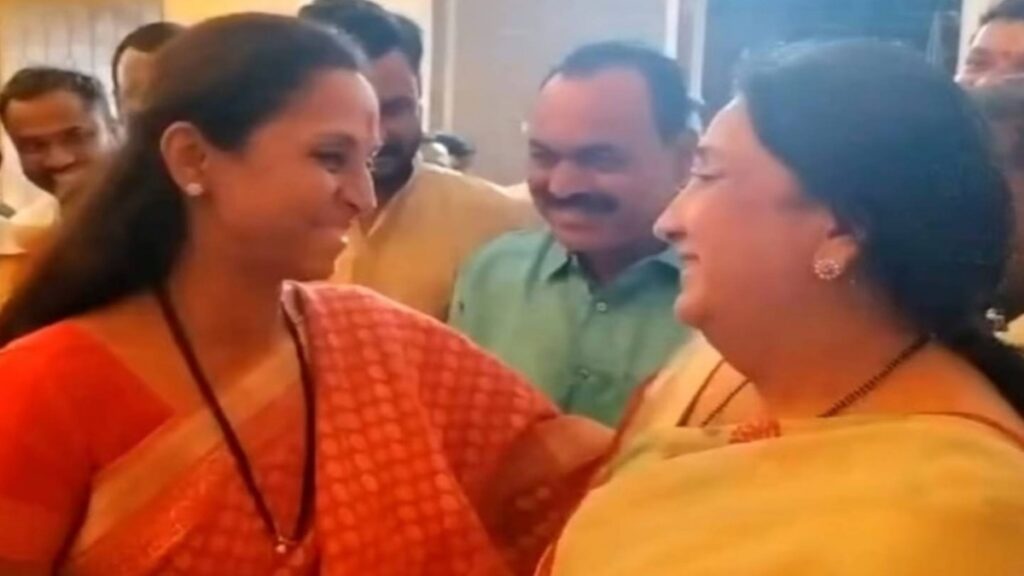 Supriya Sule And Sunetra Pawar